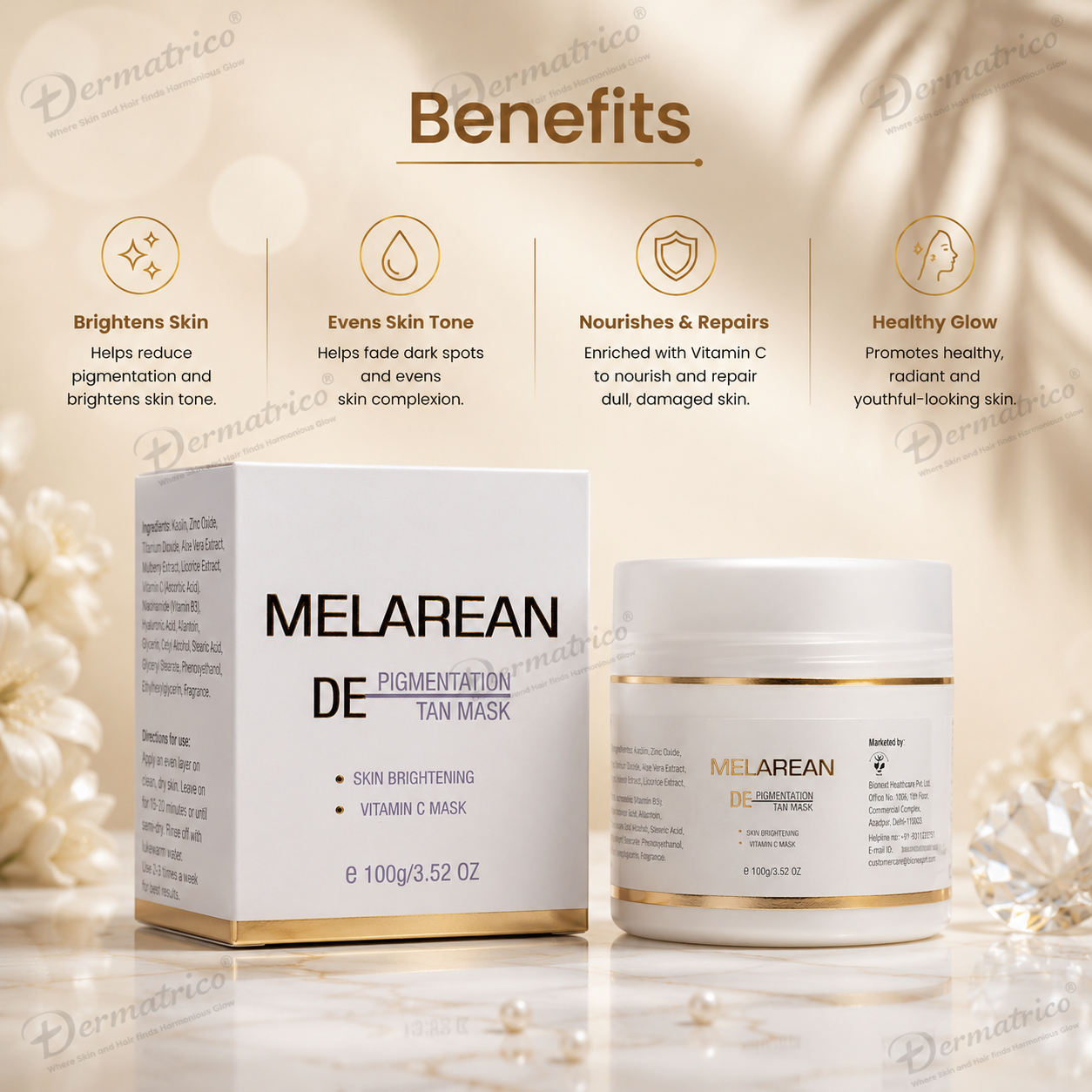 Melarean De Pigmentation - Tan Mask