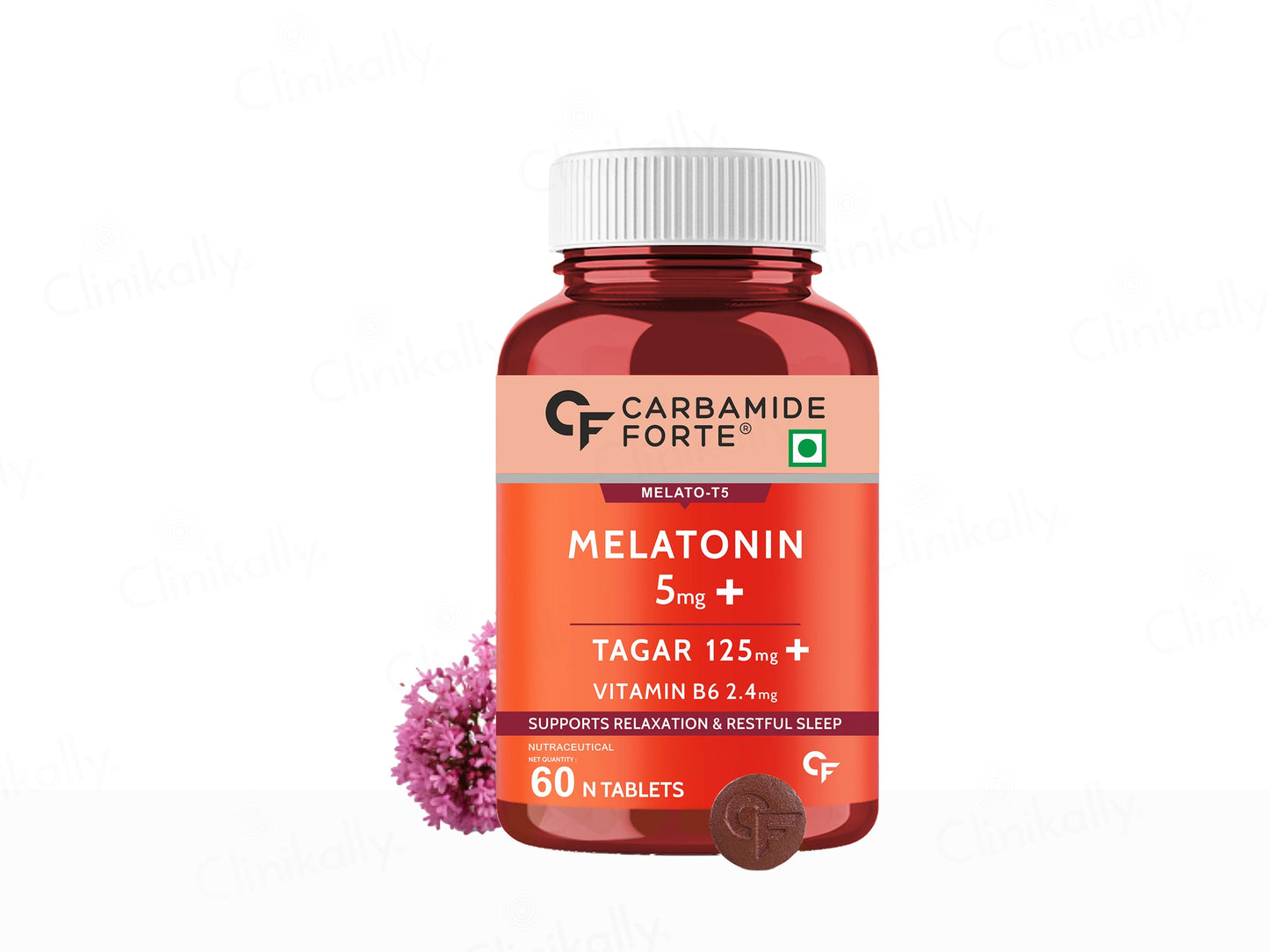 Carbamide Forte Melatonin 5mg + Tagar 125mg Sleep Tablet