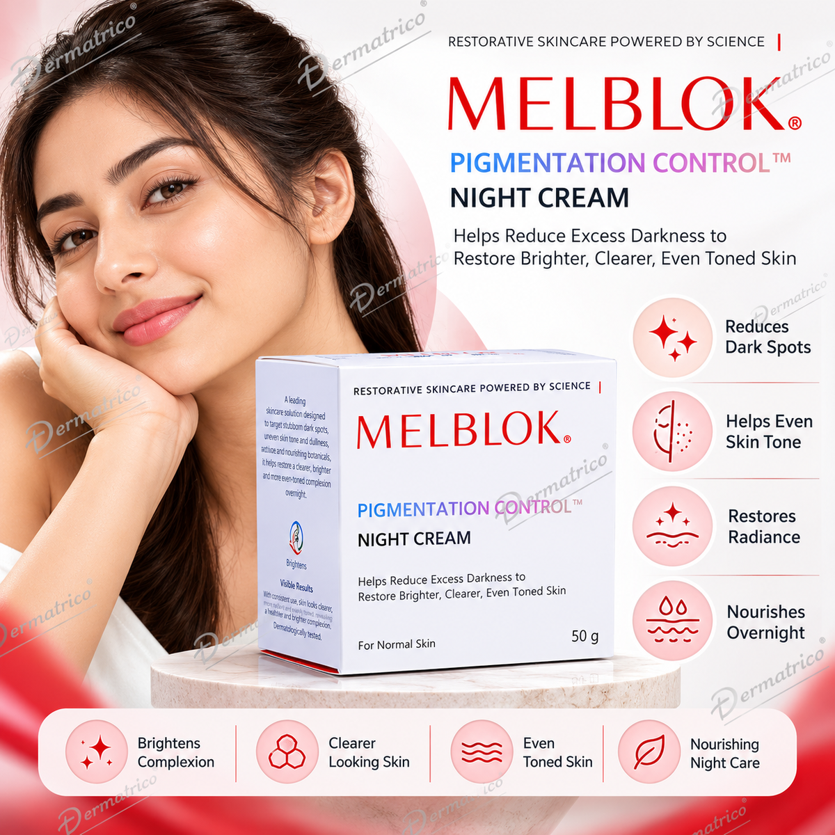 Melblok Pigmentation Control Night Cream