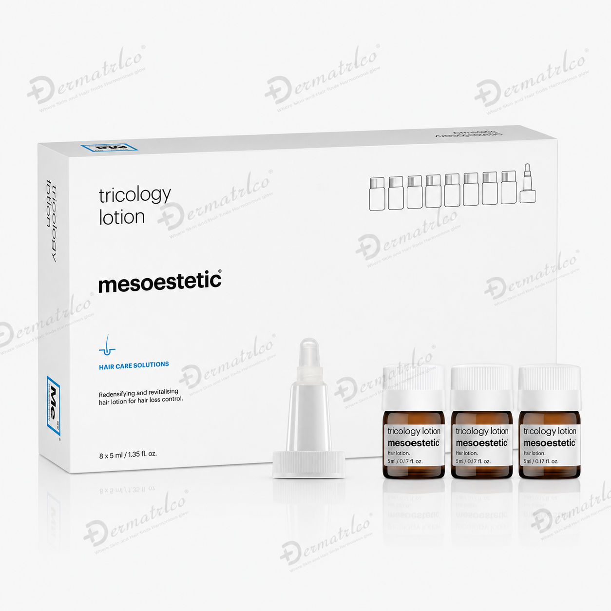 Mesoestetic Tricology Lotion Solution For Hair Loss Control With Vitamins