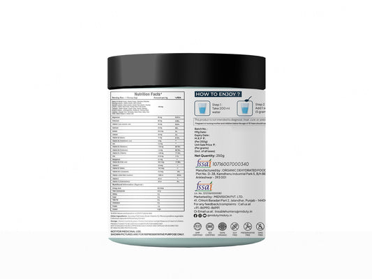 Miduty 100% Organic Alkalizing Supergreens Powder