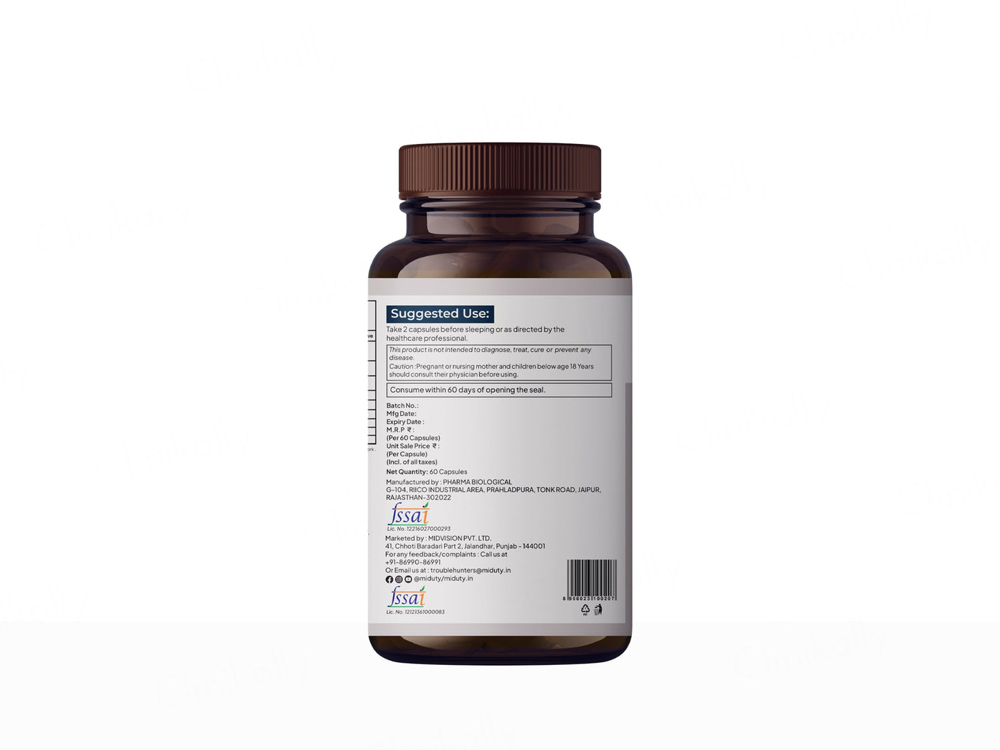 Miduty Chelated Magnesium Relax Capsule