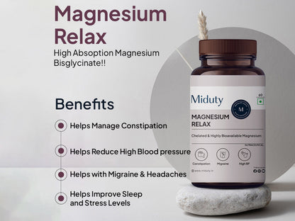 Miduty Chelated Magnesium Relax Capsule