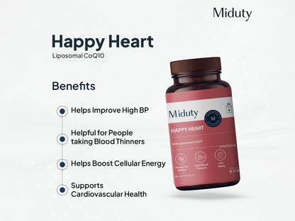 Miduty Happy Heart With Liposomal CoQ10 Capsule