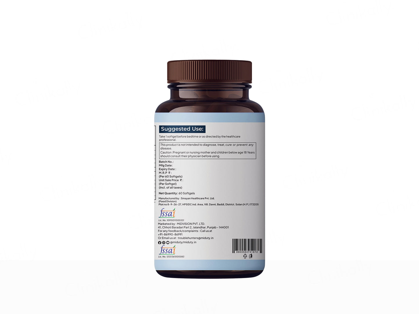 Miduty Krill Omega Complex Softgel Capsule