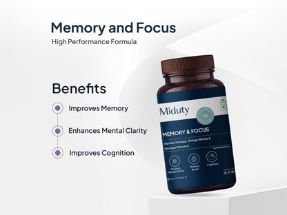 Miduty Memory & Focus Capsule