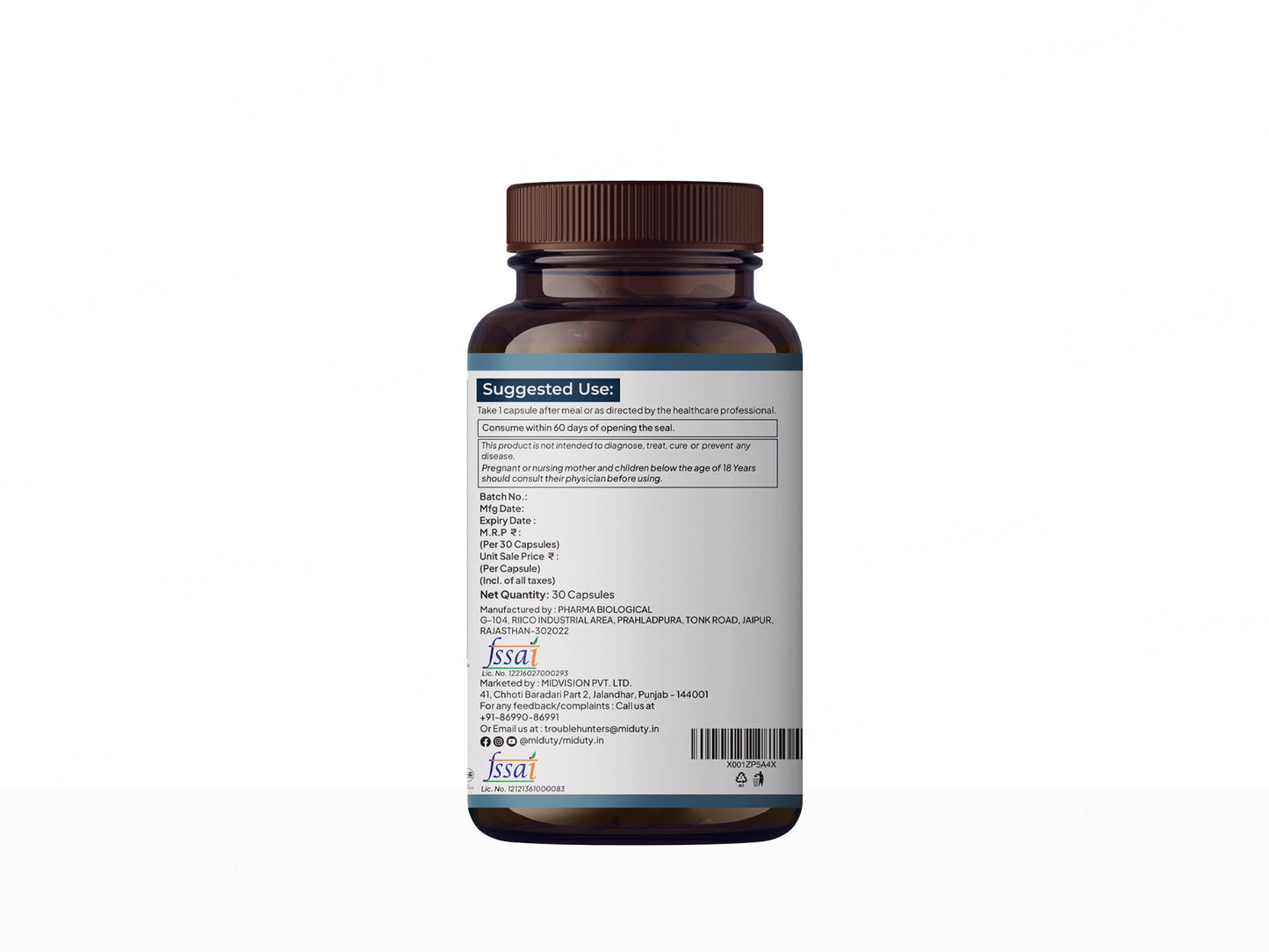 Miduty Multivitamin One Per Day With Veg Omega-3 & Antioxidants Capsule