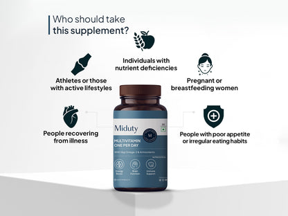 Miduty Multivitamin One Per Day With Veg Omega-3 & Antioxidants Capsule