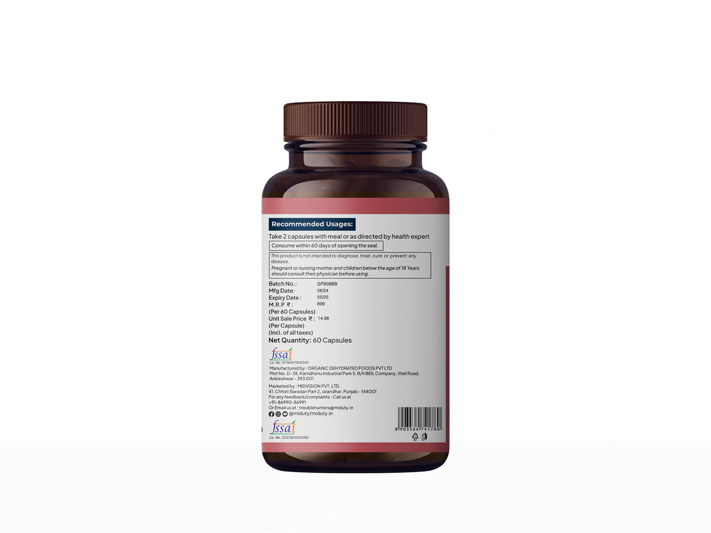Miduty Organic Blood Builder Capsule