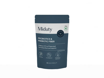 Miduty Probiotics & Prebiotic Fiber Nutraceutical Powder
