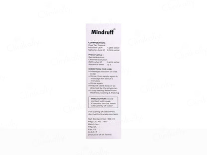Mindruff Scalp Solution