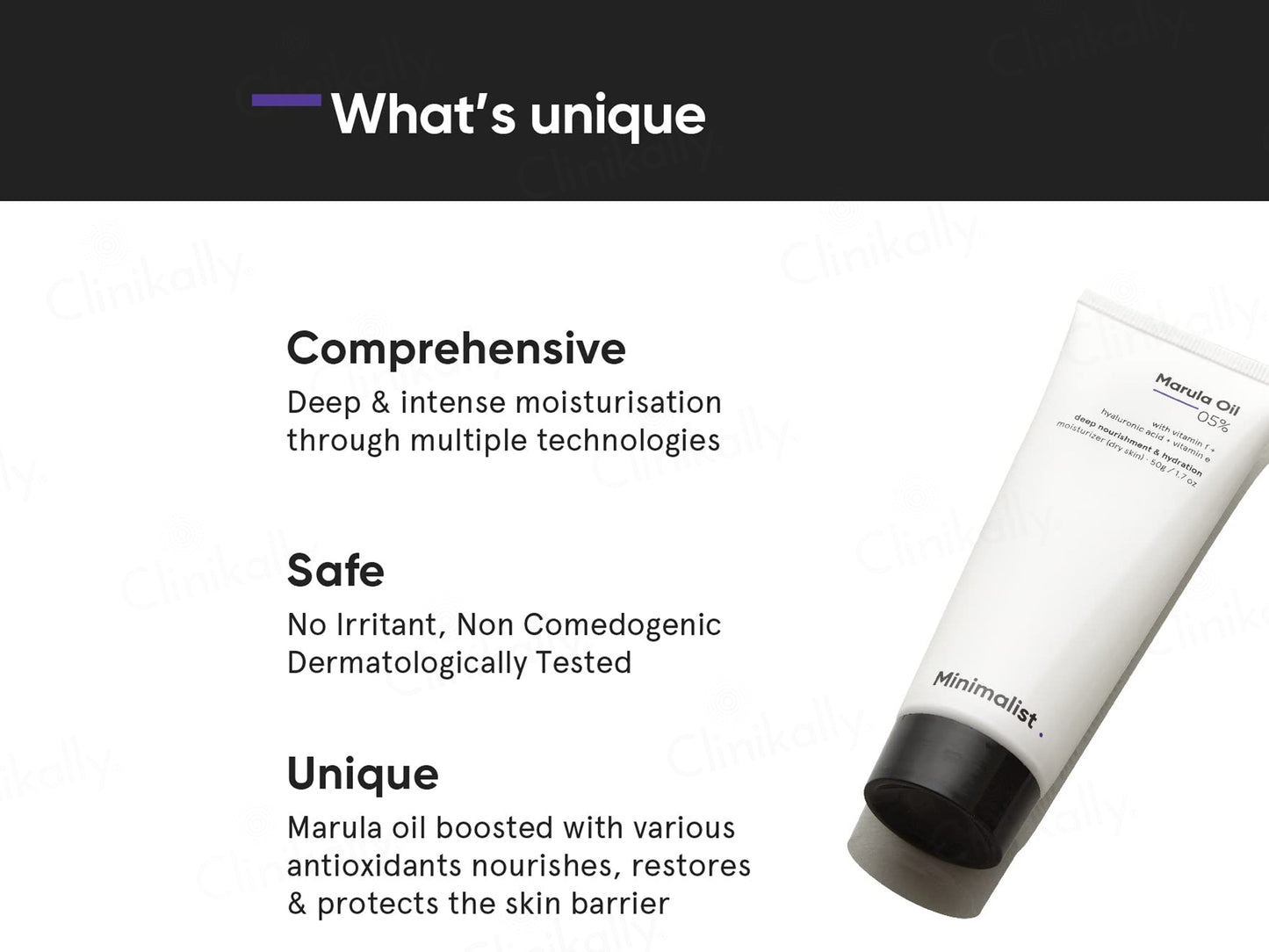 Minimalist 5% Marula Oil Moisturizer For Dry Skin