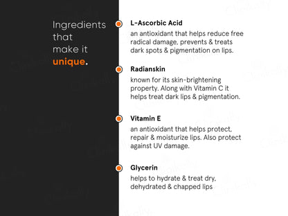 Minimalist 8% L-Ascorbic Acid Lip Treatment Balm