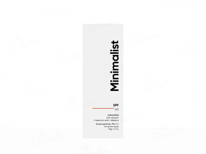 Minimalist Broad Spectrum Sunscreen SPF 60 PA ++++