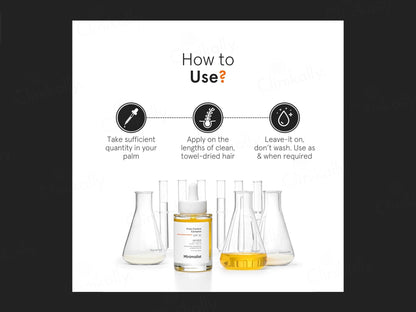 Minimalist Frizz Control Complex Hair Serum SPF 30