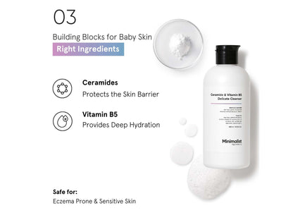 Minimalist Pediatrics Ceramide & Vitamin B5 Delicate Cleanser
