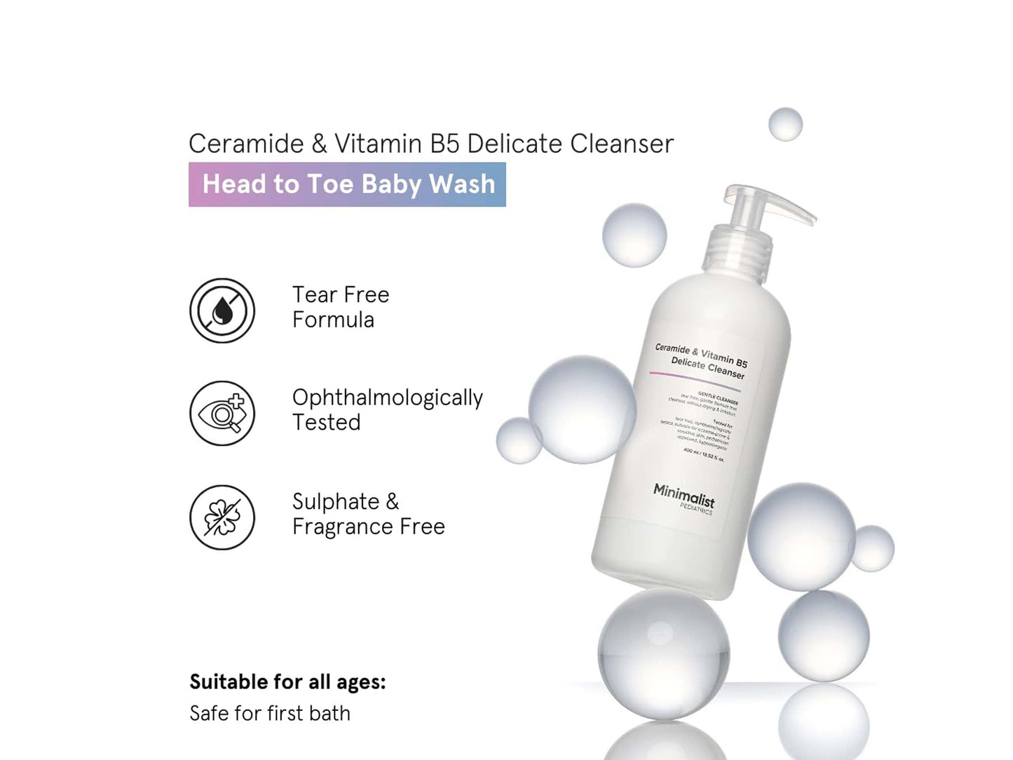 Minimalist Pediatrics Ceramide & Vitamin B5 Delicate Cleanser