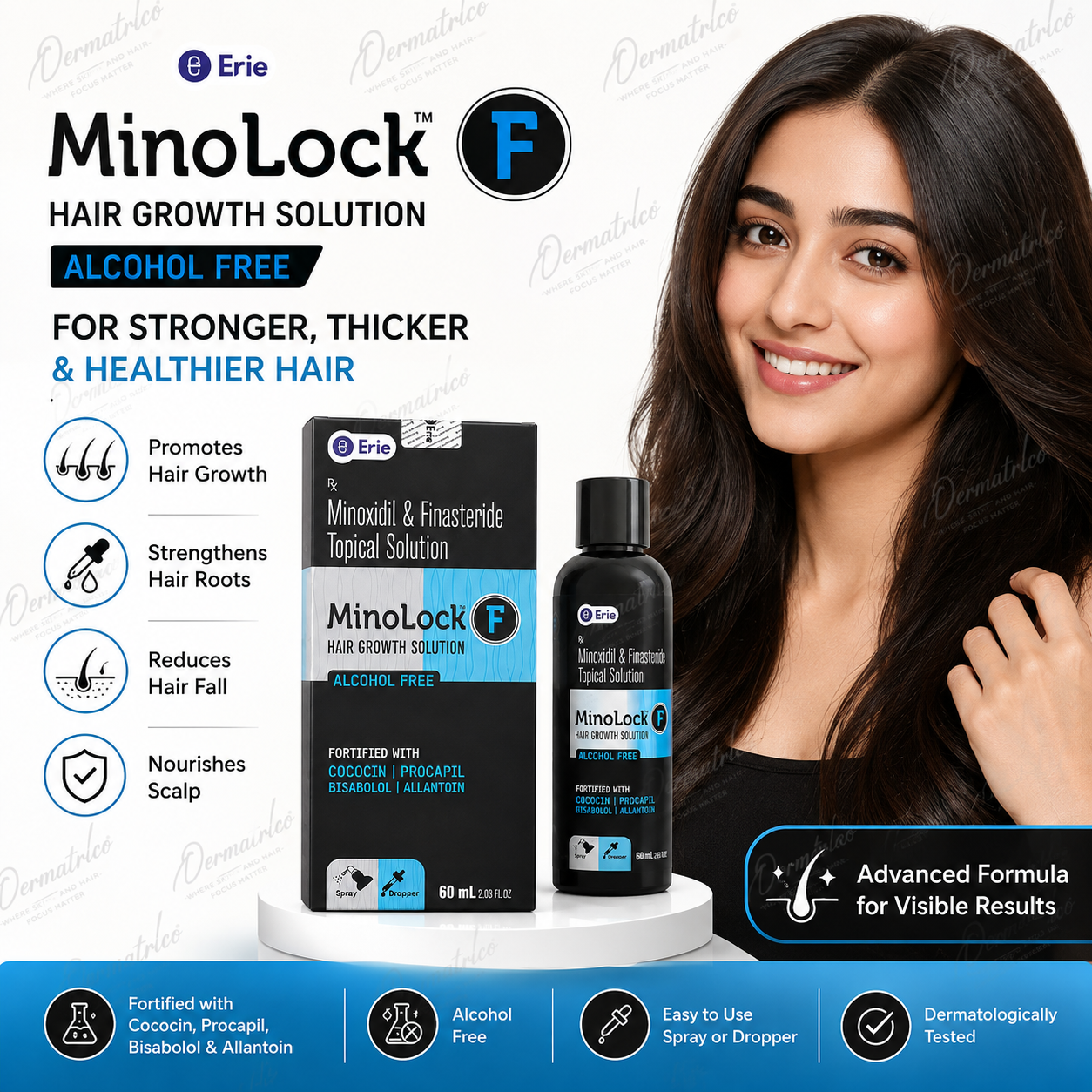 MinoLock F Topical Hair growth Solution