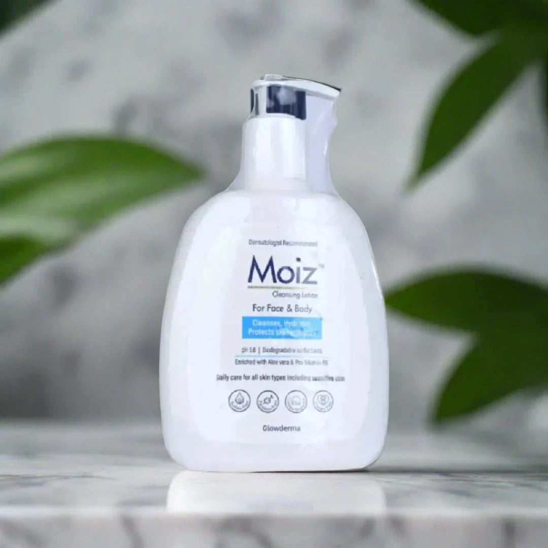 Moiz Cleansing Lotion | For Sensitive Skin & Dry Skin | Reduce acne and blackhead