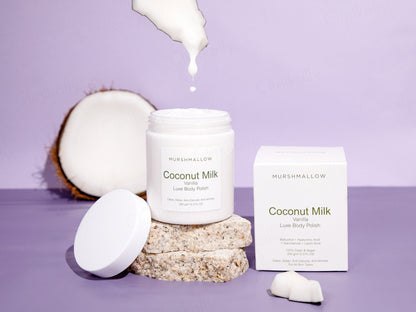 Murshmallow Coconut Milk & Vanilla Luxe Body Polish