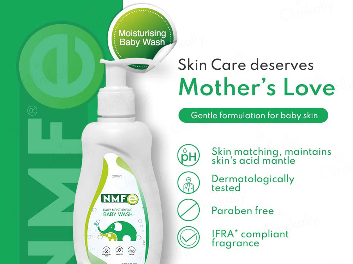 NMFe Daily Moisturising Baby Wash