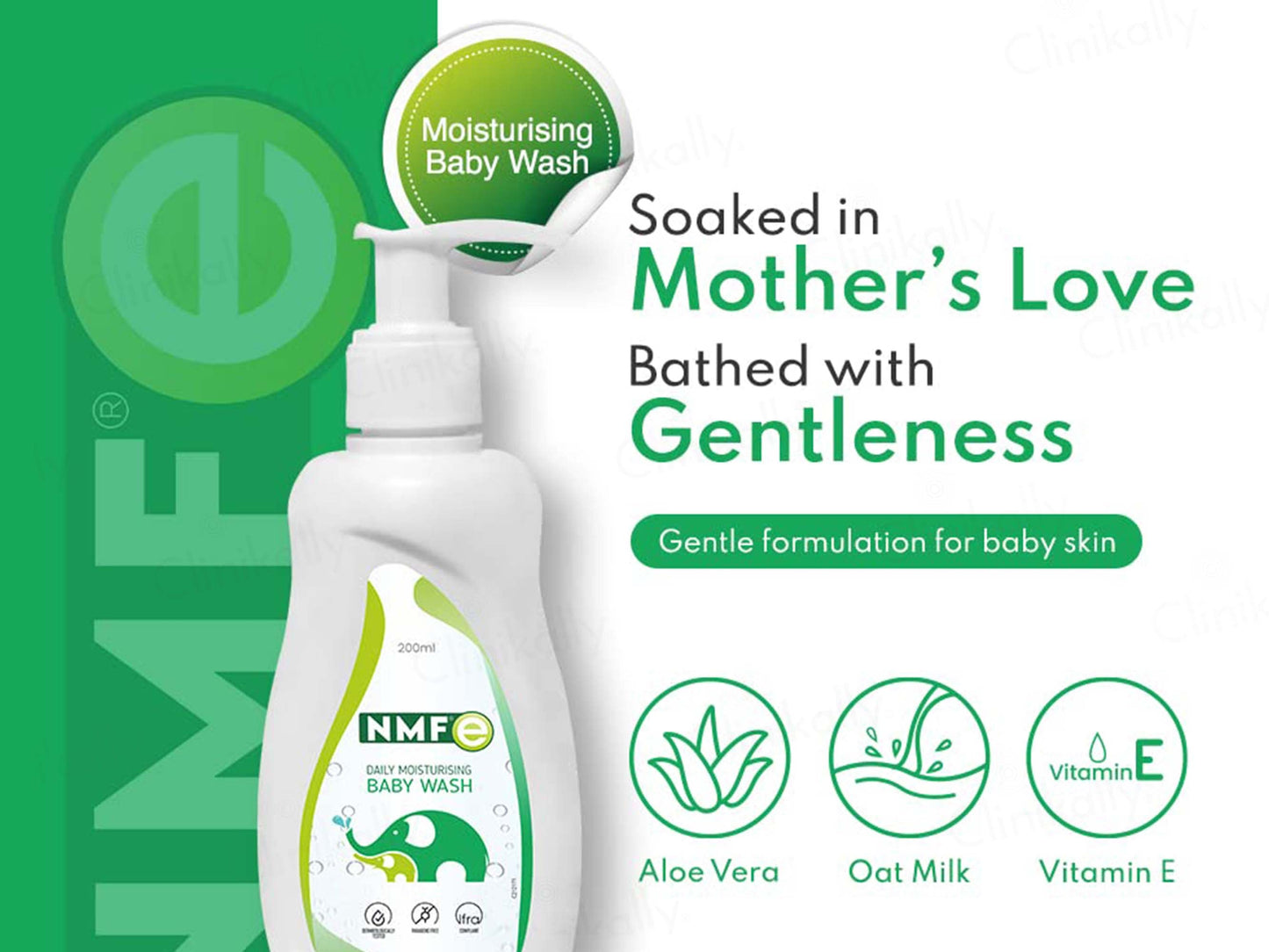 NMFe Daily Moisturising Baby Wash