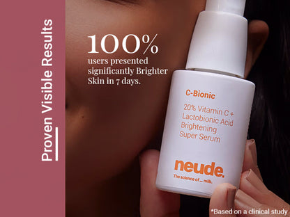 Neude C-Bionic 20% Vitamin C + Lactobionic Acid Brightening Super Face Serum
