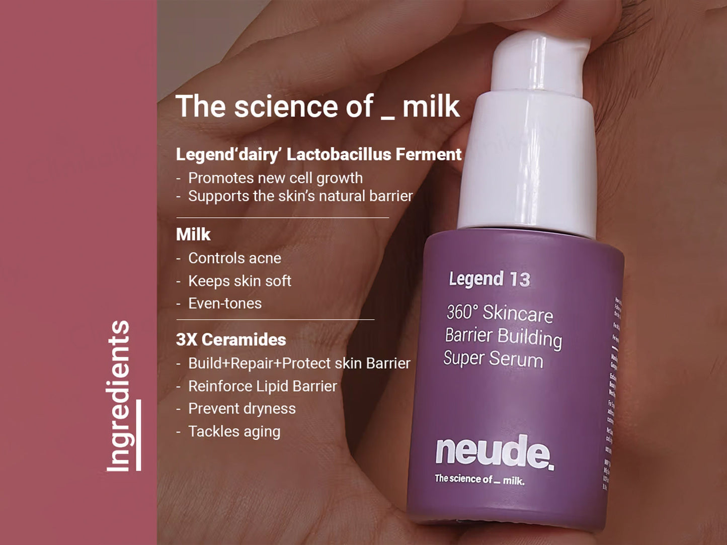 Neude 360° Skincare Legend 13 Barrier Building Super Face Serum