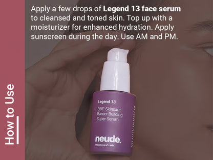 Neude 360° Skincare Legend 13 Barrier Building Super Face Serum