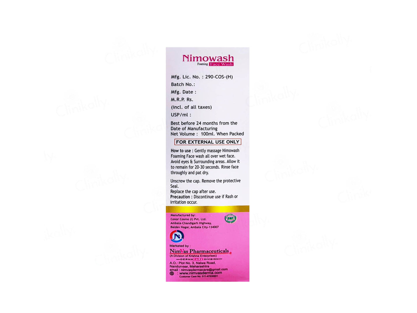 Nimowash Foaming Face Wash