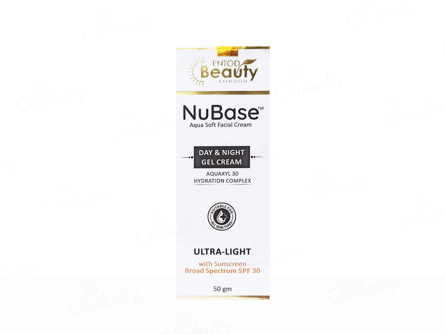 NuBase Aqua Soft Ultra-Light Day & Night Facial Gel Cream SPF 30