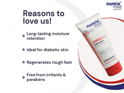 Numis Med Urea 10% Foot Cream For Extremely Dry Skin