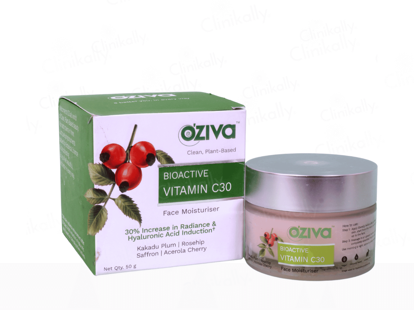 OZiva Bioactive Vitamin C30 Face Moisturiser