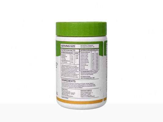 OZiva Skin Vitamins With Hyaluronic Acid and Grape Seed Extract Capsule