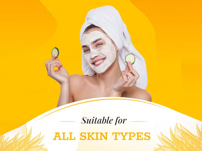 Ozone Instant Glo Radiance Bleach Cream Kit With Sandal Face Pack & Mixing Bowl