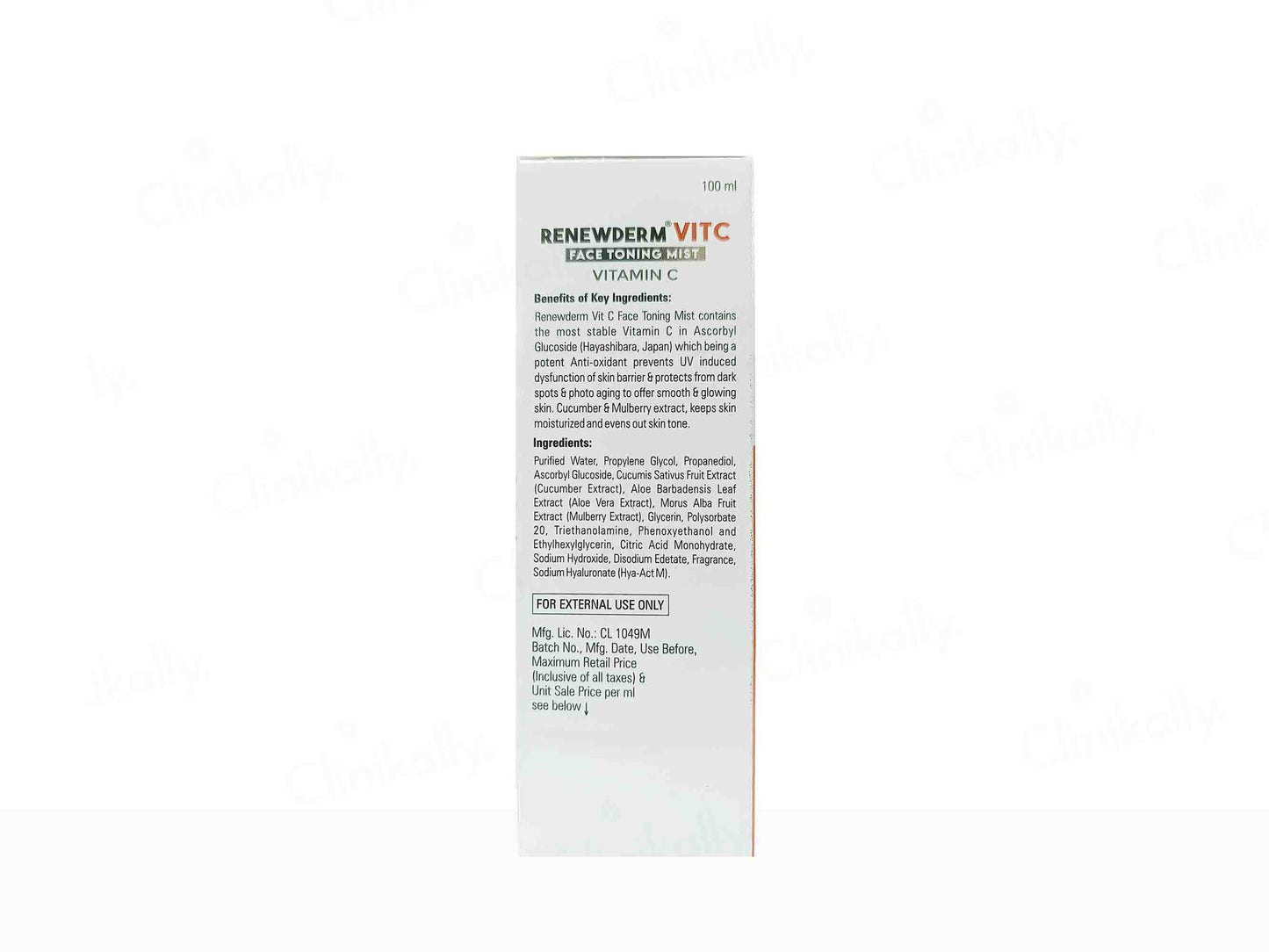 Palsons Renewderm Vit C Face Toning Mist