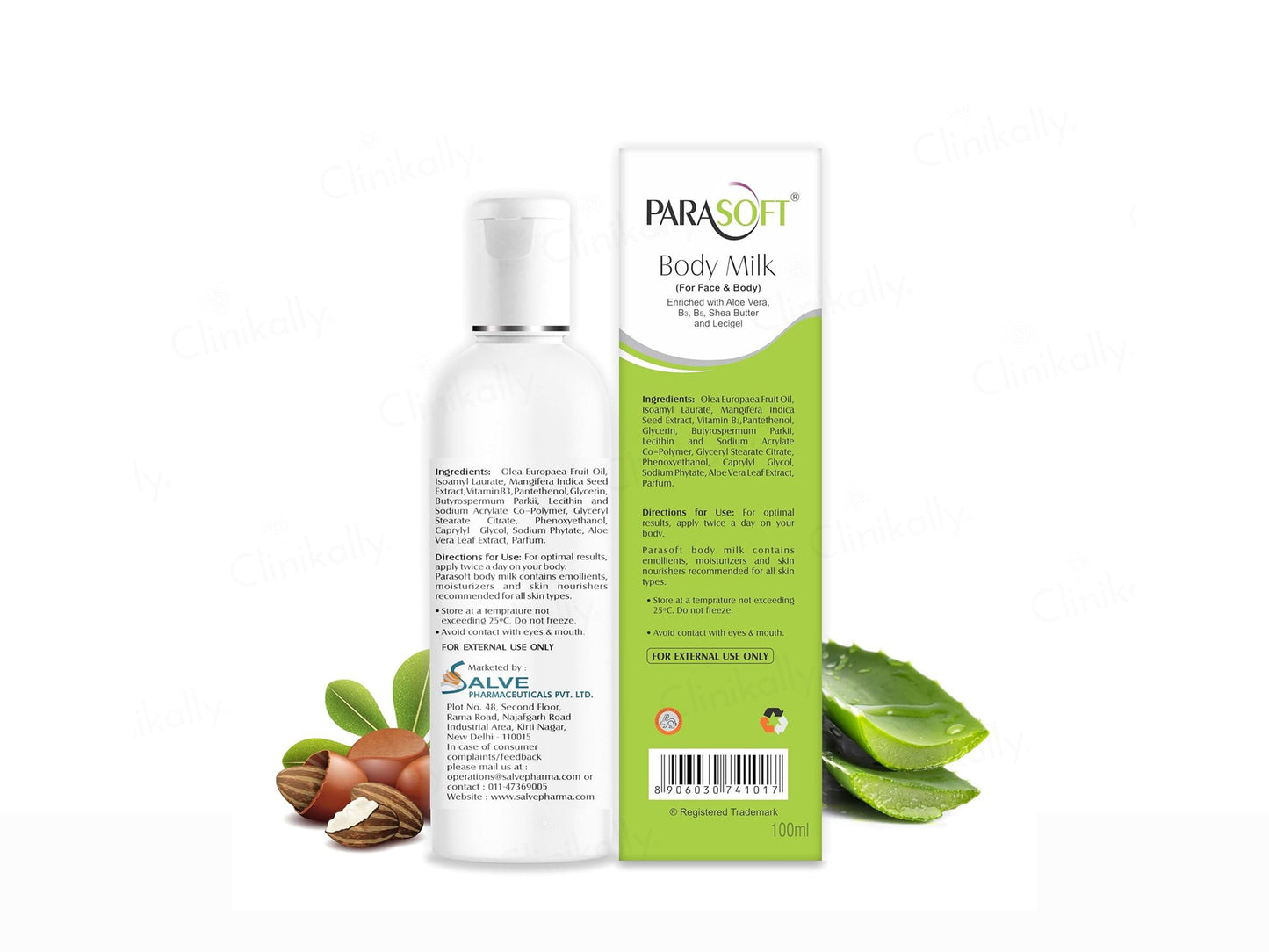 Parasoft Body Milk Lotion For Face & Body