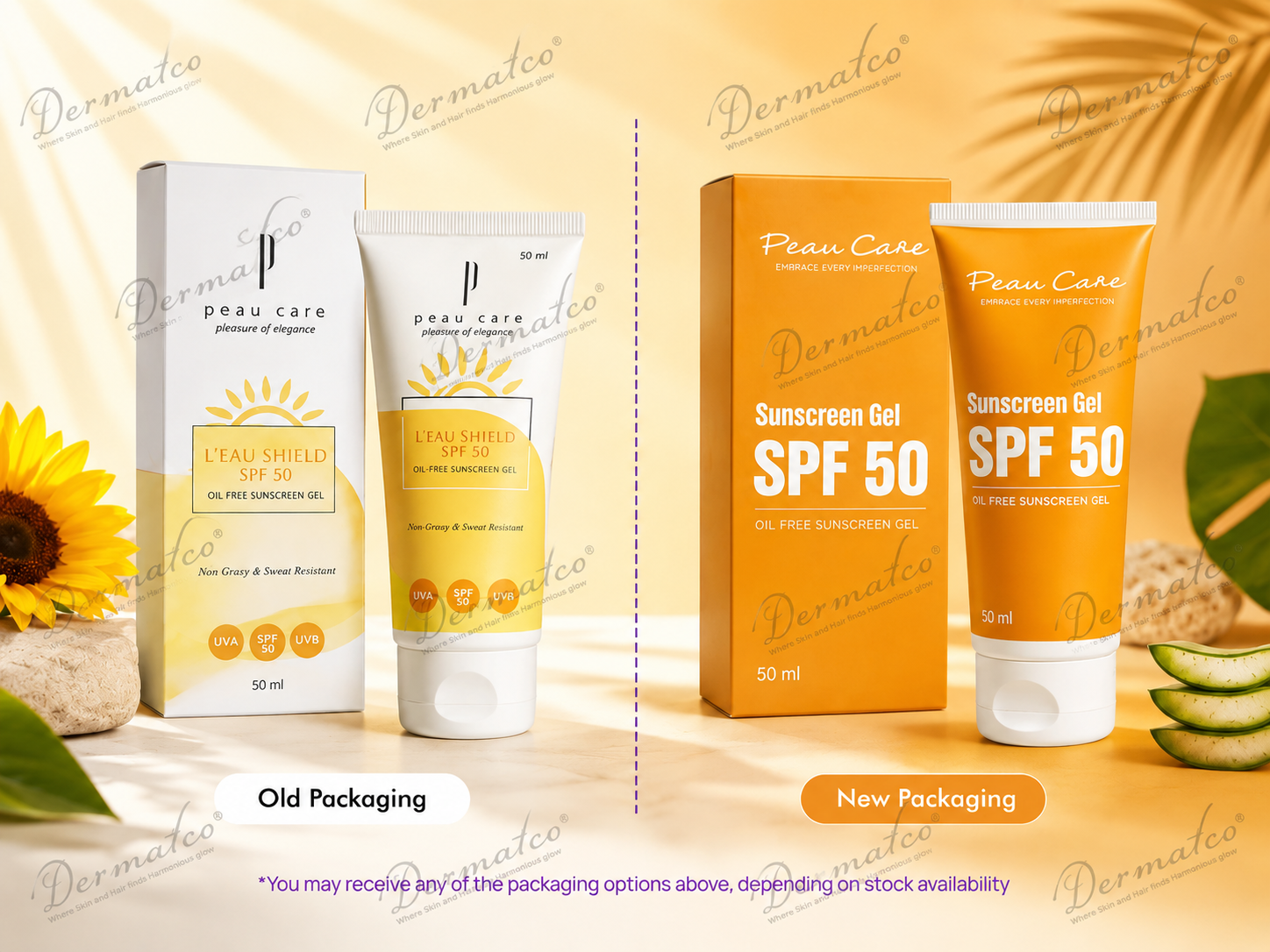 Peau Care Oil Free Sunscreen Gel SPF 50