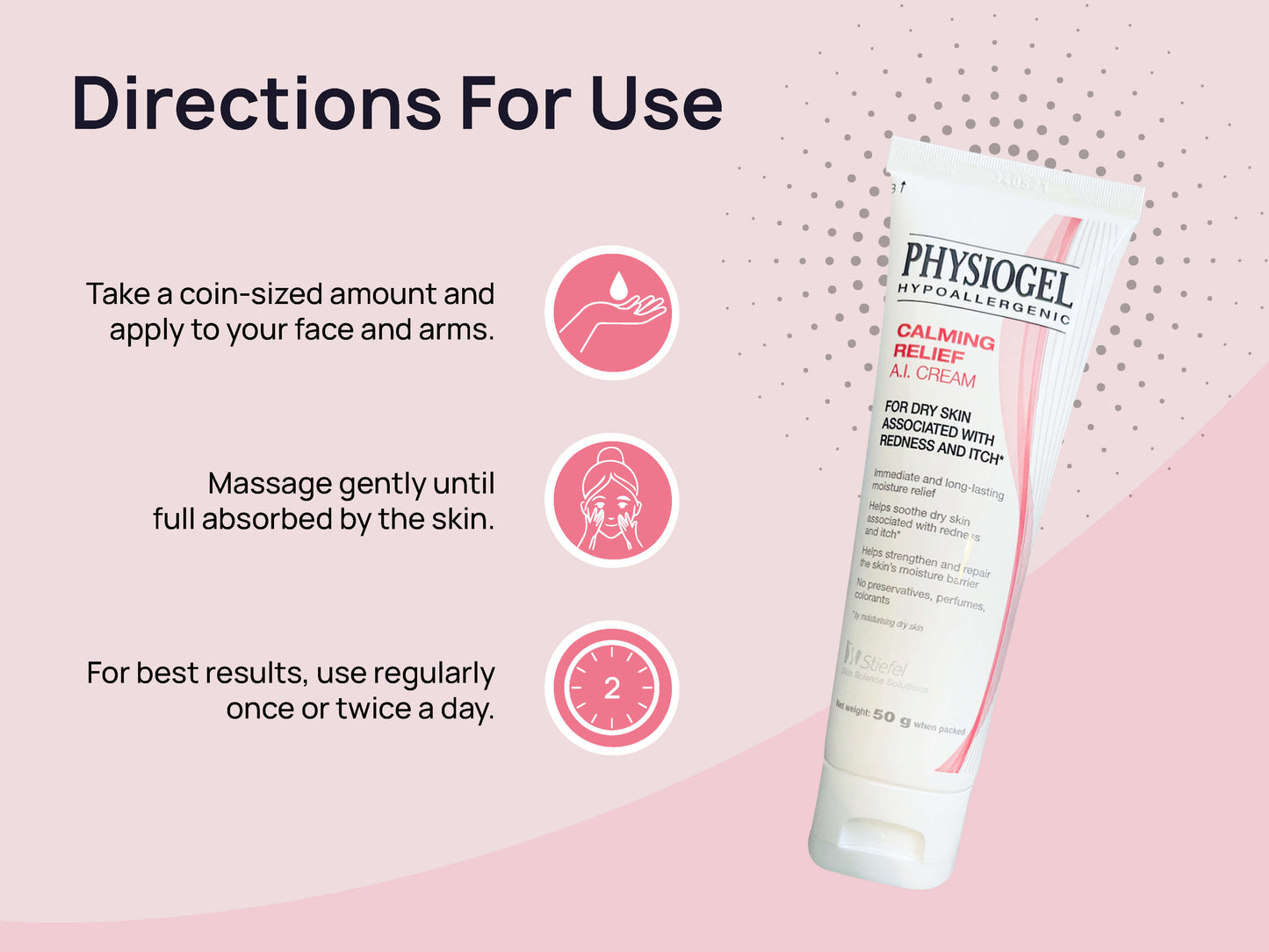 Physiogel Hypoallergenic Calming Relief A.I. Cream