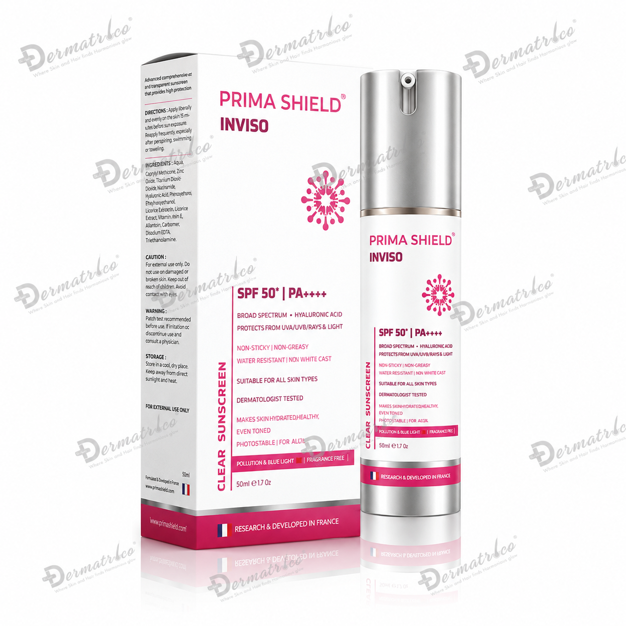 Prima Shield Inviso SPF 50 PA++++ Clear Sunscreen