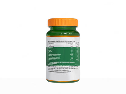 Pure Nutrition Berberine 98% With Jambubeej, Karela & Fenugreek Extract Veg Tablet