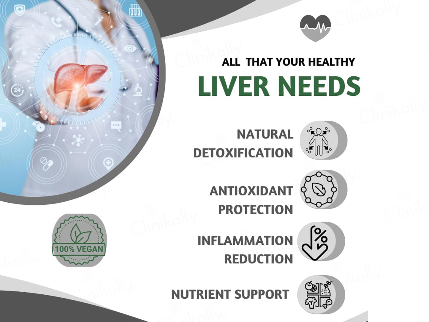 Pure Nutrition Milk Thistle Liver Detox With 80% Silymarin Flavonoids Veg Tablet