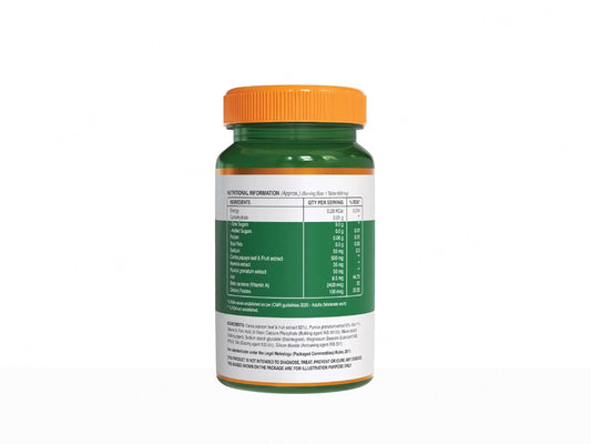 Pure Nutrition Papaya Fruit & Leaf Extract With Vitamin A & Iron Veg Tablet
