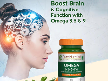 Pure Nutrition Vegan Omega 3-5-6-7-9 Veg Softgel