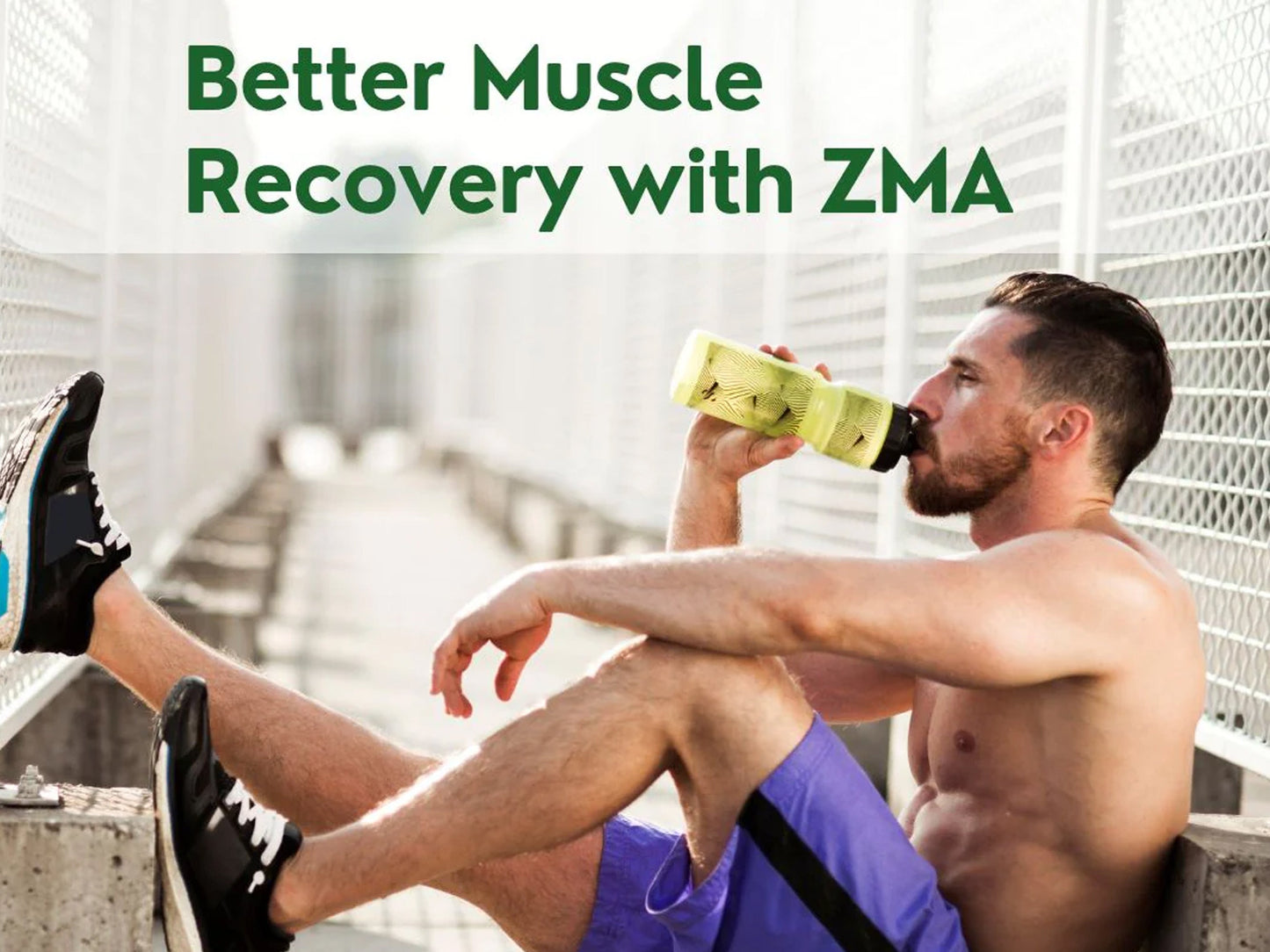 Pure Nutrition Zinc-ZMA, Magnesium + Vitamin B6 Veg Tablet