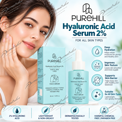 Purehill 2% Hyaluronic Acid Face Serum
