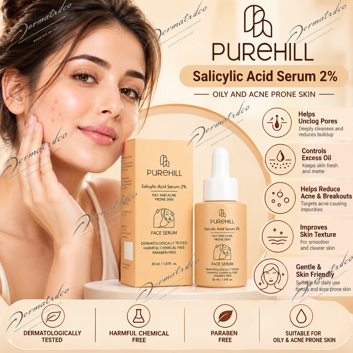 Purehill 2% Salicylic Acid Face Serum