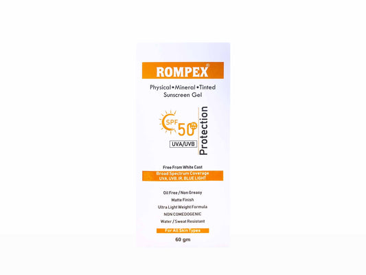 Rompex Tinted Sunscreen Gel SPF 50 PA+++