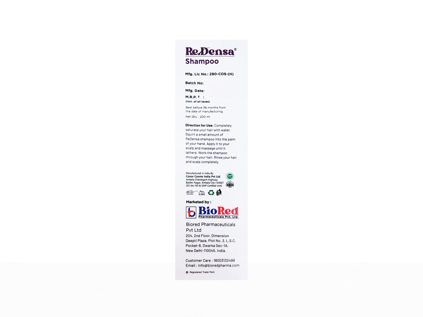 Redensa Hairfall Control Shampoo With Conditioner