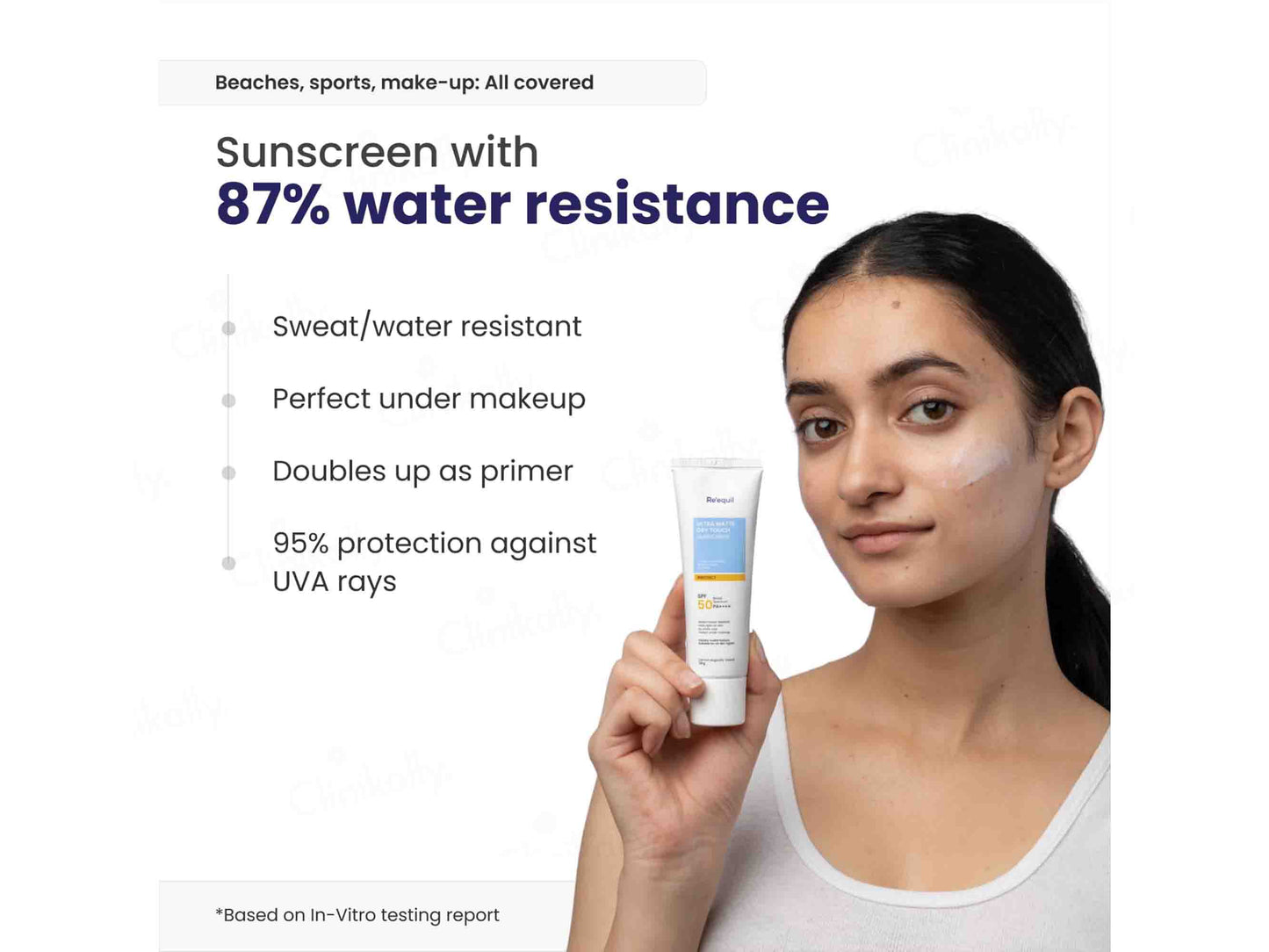 Re'equil Ultra Matte Dry Touch Sunscreen Gel SPF 50 PA++++